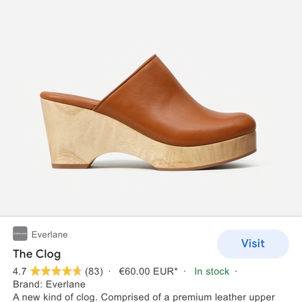 Everlane clogs